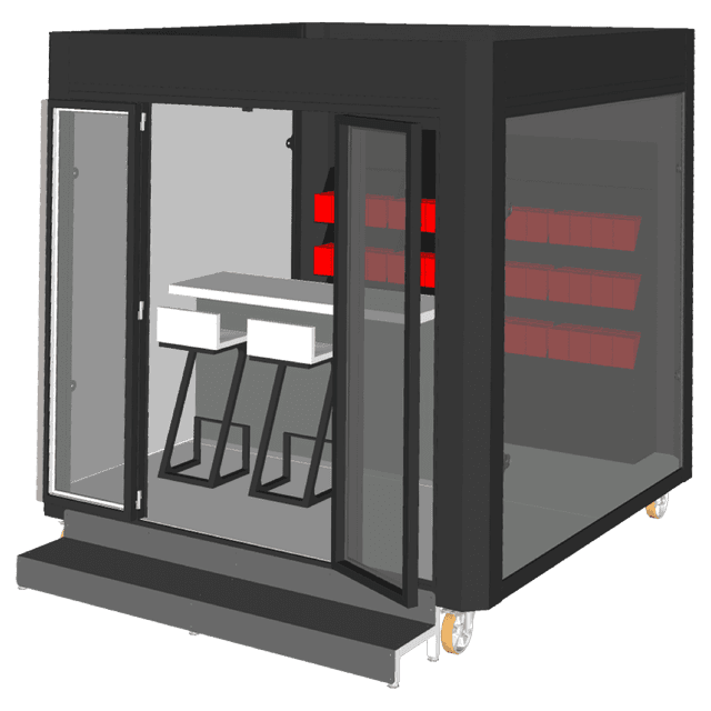 Whether employed as a bar, a retail store for products, or an information center, our mobile shop boasts versatility suited for any purpose.